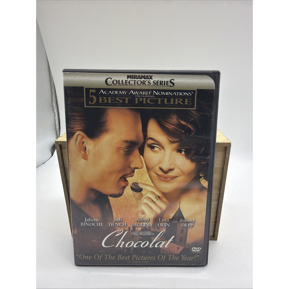 Chocolat DVD Miramax Collector's Series Johnny Depp Juliette Binoche Widescreen
